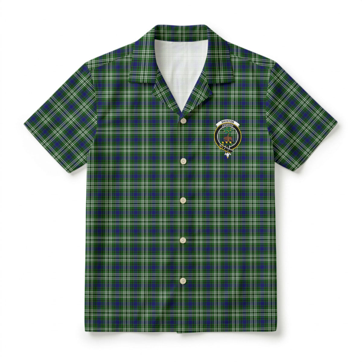 Swinton Tartan Crest Hawaiian Shirt