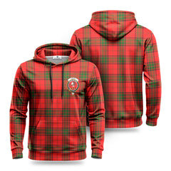 Adair Modern Tartan Crest Hoodie