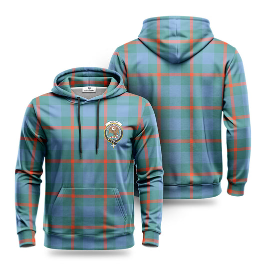 Agnew Ancient Tartan Crest Hoodie 1500