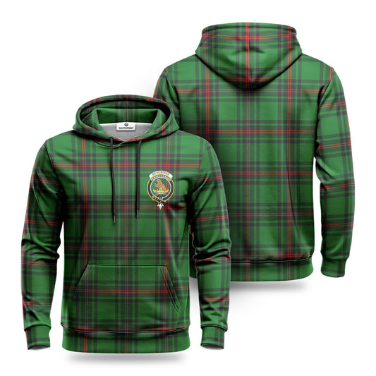 Beveridge Tartan Crest Hoodie 1500