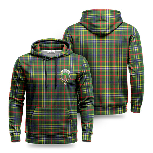 Bisset Tartan Crest Hoodie 1500