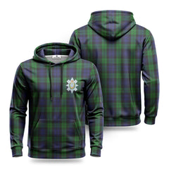 Black Watch Tartan Crest Hoodie