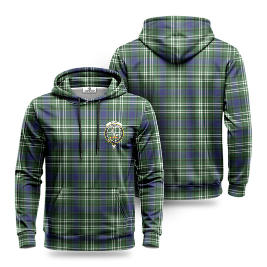 Blyth Tartan Crest Hoodie 1500