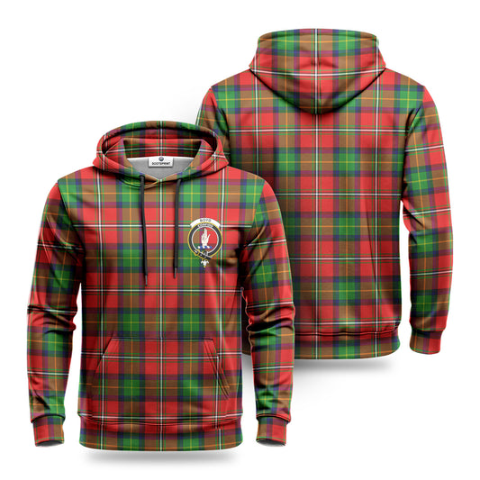 Boyd Modern Tartan Crest Hoodie 1500