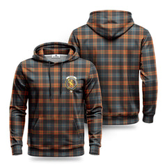 Brown Ancient Tartan Crest Hoodie