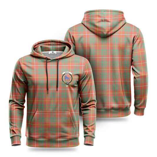 Bruce Ancient Tartan Crest Hoodie 1500