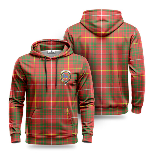 Bruce Modern Tartan Crest Hoodie 1500