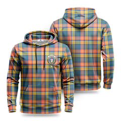 Buchanan Ancient Tartan Crest Hoodie