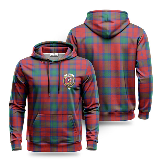 Byres Tartan Crest Hoodie 1500