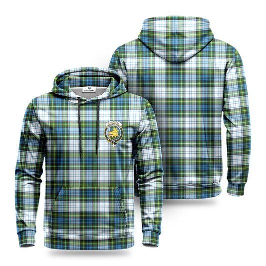 Campbell Dress Tartan Crest Hoodie 1500