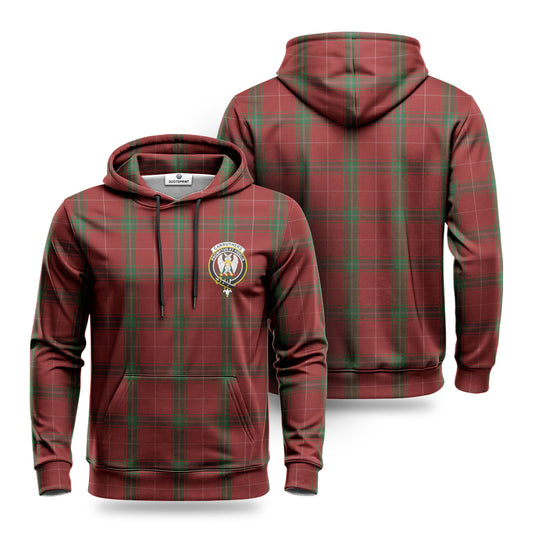 Carruthers Tartan Crest Hoodie 1500