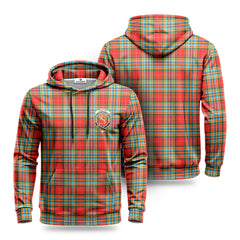 Chattan Tartan Crest Hoodie