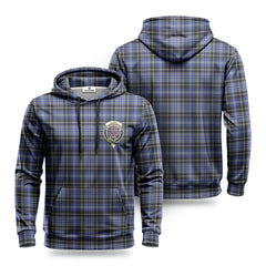 Clark Modern Tartan Crest Hoodie