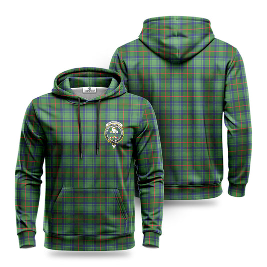 Cranstoun Tartan Crest Hoodie 1500