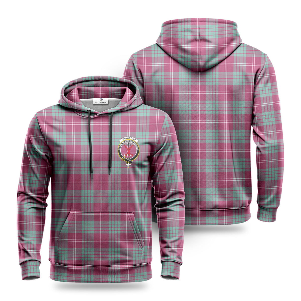 Crawford Ancient Tartan Crest Hoodie