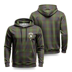 Cunningham Hunting Modern Tartan Crest Hoodie