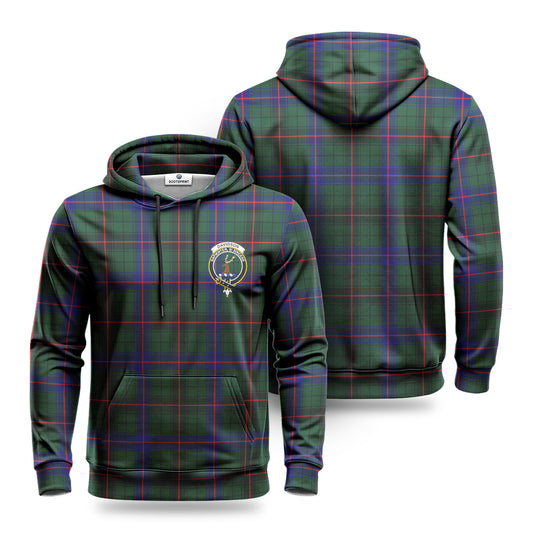 Davidson Modern Tartan Crest Hoodie 1500