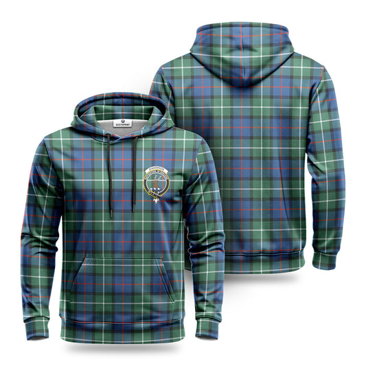 Davidson of Tulloch Tartan Crest Hoodie 1500