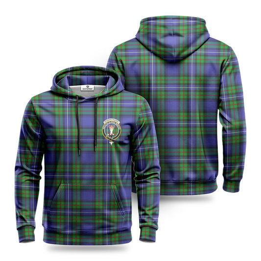 Donnachaidh Tartan Crest Hoodie 1500