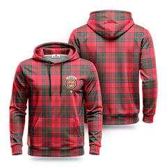 Drummond Modern Tartan Crest Hoodie