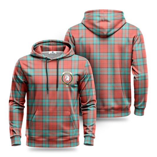 Dunbar Ancient Tartan Crest Hoodie 1500