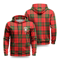 Dunbar Modern Tartan Crest Hoodie