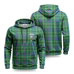 Duncan Ancient Tartan Crest Hoodie