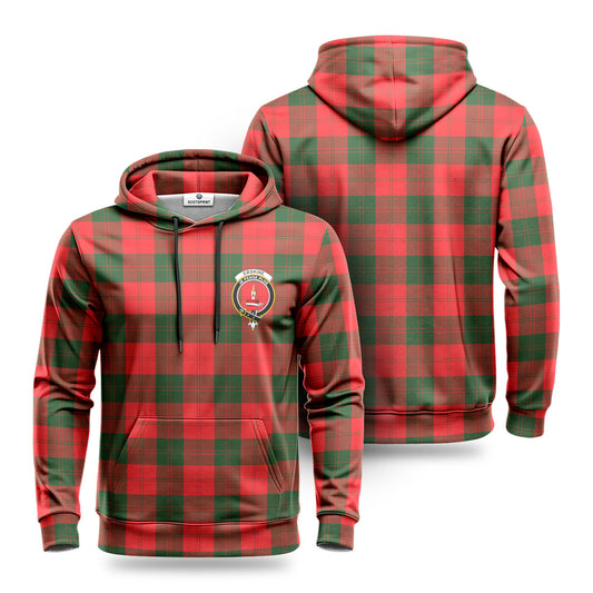 Erskine Modern Tartan Crest Hoodie 1500