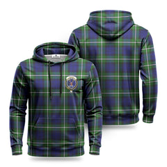 Forbes Modern Tartan Crest Hoodie