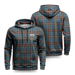 Fraser (of Lovat) Hunting Ancient Tartan Crest Hoodie