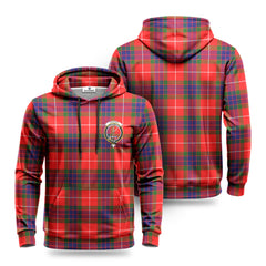 Fraser (of Lovat) Modern Tartan Crest Hoodie