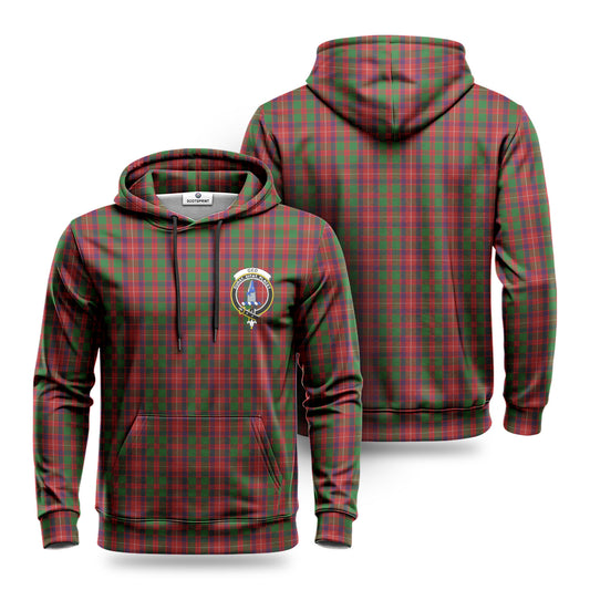 Ged Tartan Crest Hoodie 1500