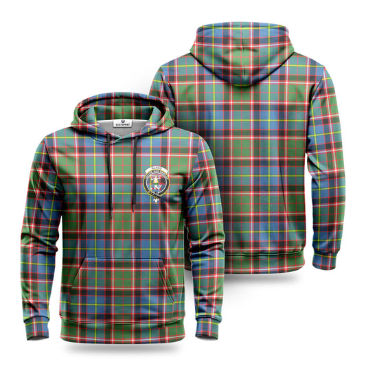 Glass Tartan Crest Hoodie 1500