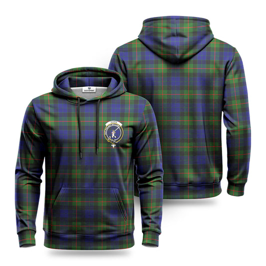 Gunn Modern Tartan Crest Hoodie 1500