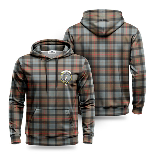 Gunn Weathered Tartan Crest Hoodie 1500