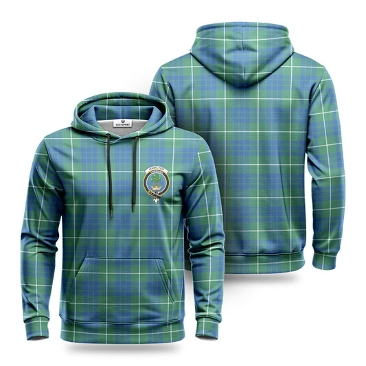 Hamilton Hunting Ancient Tartan Crest Hoodie 1500