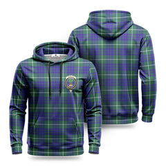 Hamilton Hunting Modern Tartan Crest Hoodie