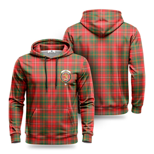 Hay Modern Tartan Crest Hoodie 1500