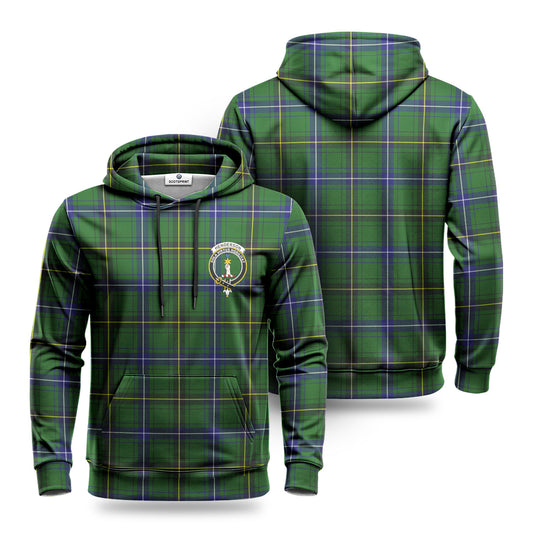 Henderson Modern Tartan Crest Hoodie 1500