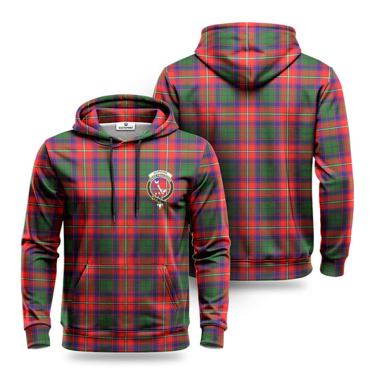 Hopkirk Tartan Crest Hoodie 1500