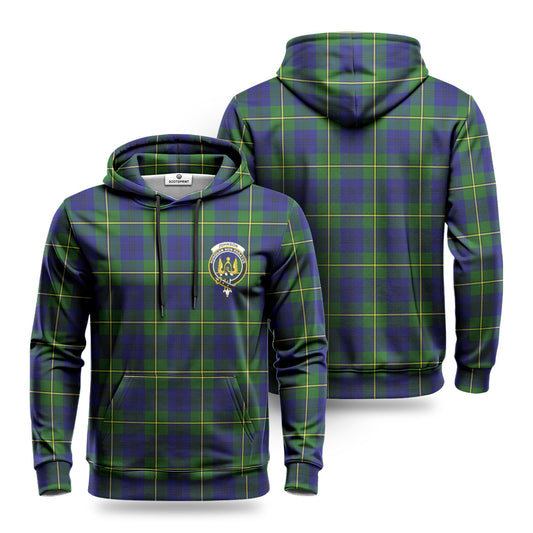 Johnson Modern Tartan Crest Hoodie 1500