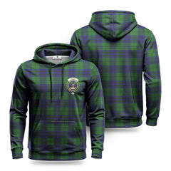 Keith Modern Tartan Crest Hoodie