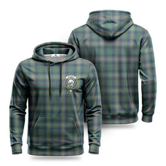 Kennedy Modern Tartan Crest Hoodie