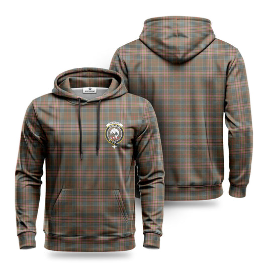 Kennedy Weathered Tartan Crest Hoodie 1500