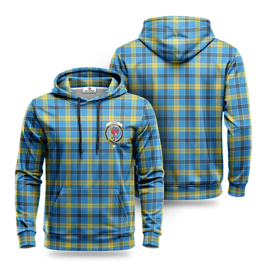 Laing Tartan Crest Hoodie 1500