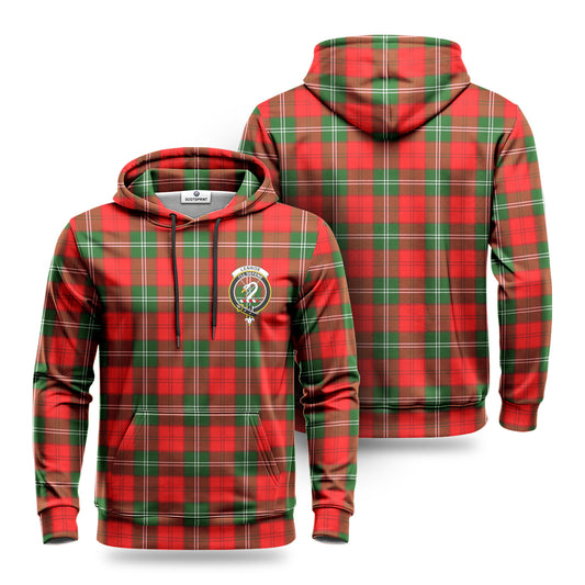 Lennox Tartan Crest Hoodie 1500