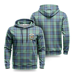 Leslie Hunting Ancient Tartan Crest Hoodie