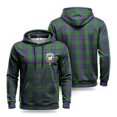 Lockhart Modern Tartan Crest Hoodie