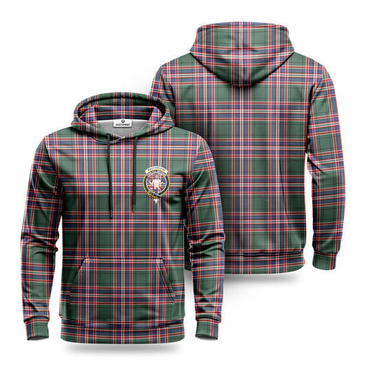 MacFarlane Hunting Modern Tartan Crest Hoodie 1500