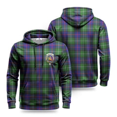 MacThomas Modern Tartan Crest Hoodie